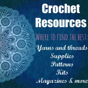 Great Crochet resources page. I found some new suppliers for yarn and tools, and a great list of places to find patterns. Lots more too.