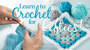 Learn To Crochet Left Handed. Left Handed Crochet Simple Video Class
