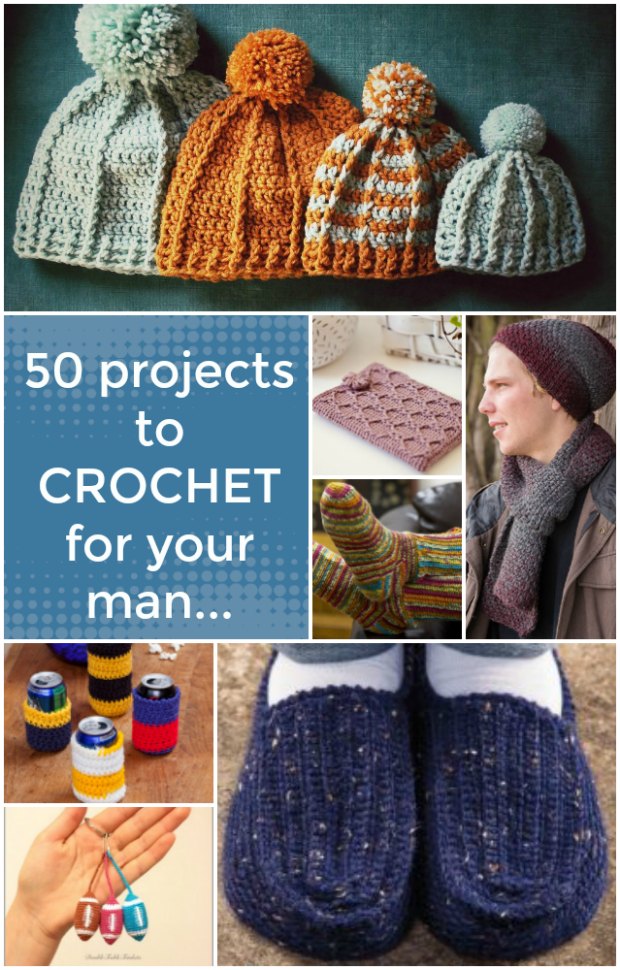 Crochet Pattern For Men 50 Projects Crochet News   Crochet For Men 