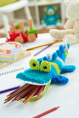 Mister Snaps Crochet Pencil Case Pattern By Irene Strange