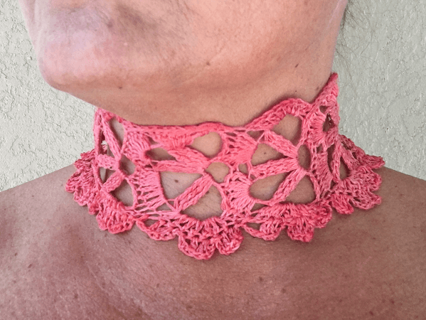 Crochet Lace Choker Free Pattern by Kristin Omdahl