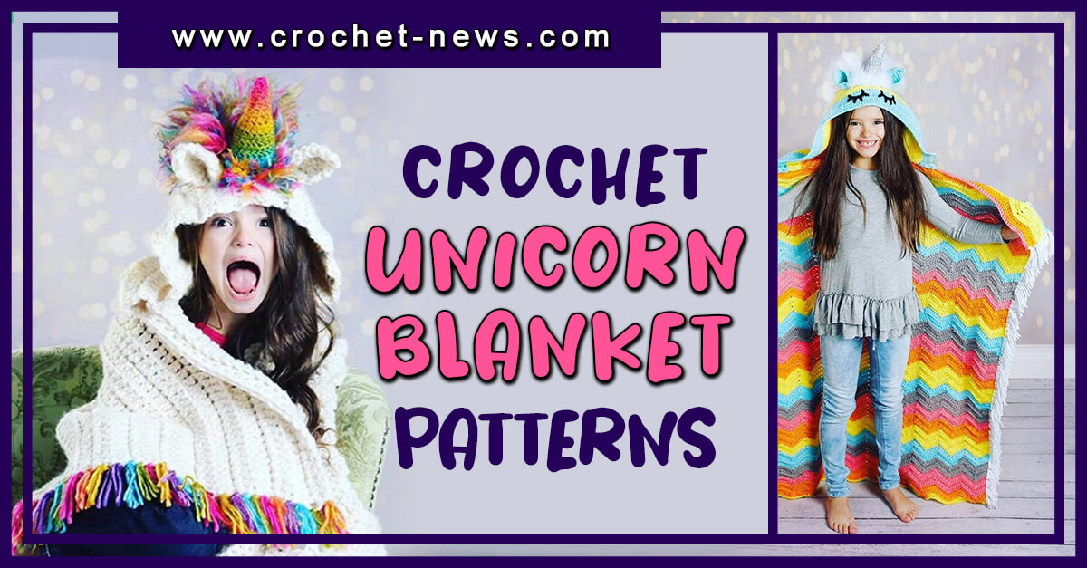 10 Crochet Unicorn Blanket Patterns
