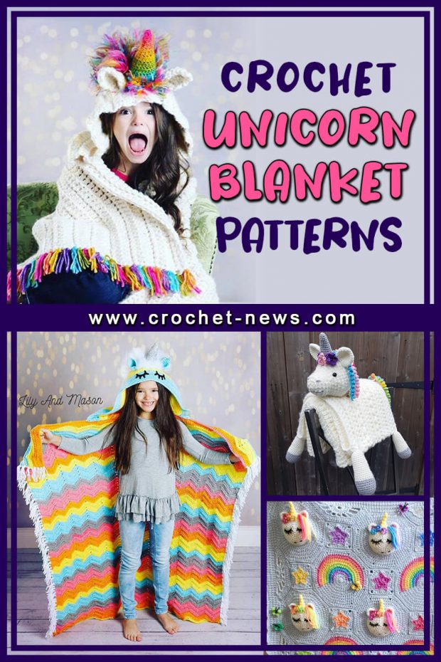 Crochet PATTERN Unicorn Utopia Crochet Blanket Pattern 