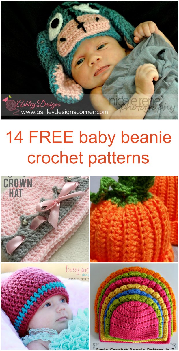 Baby Beanie Hat Crochet Patterns 14 Free Tutorials - Crochet News