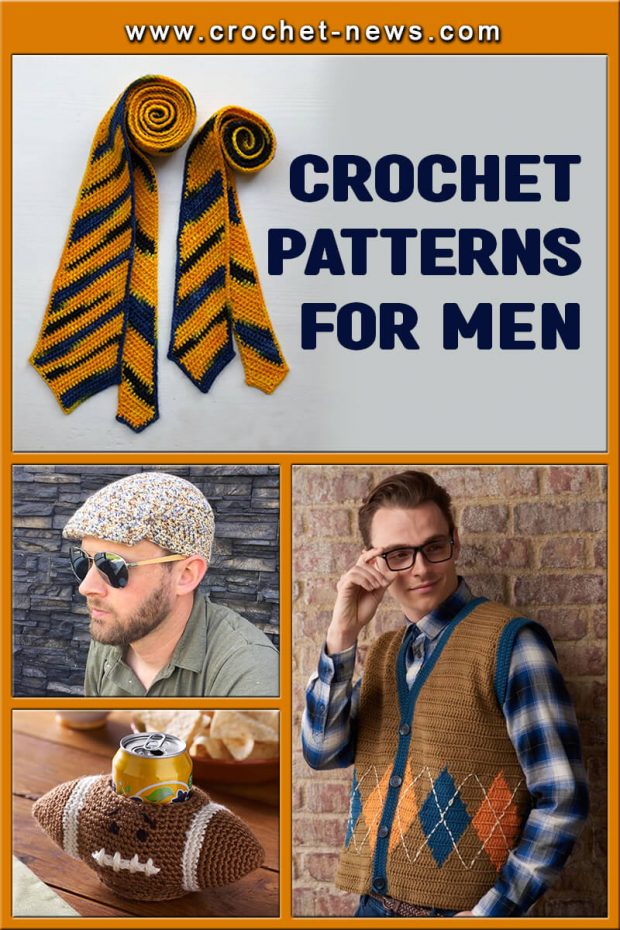 CROCHET PATTERNS FOR MEN