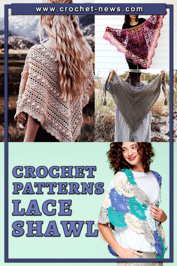 LACE SHAWL CROCHET PATTERNS