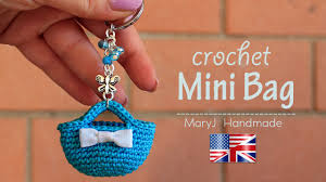 Crochet Keyring Mini Purse