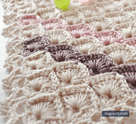 Free Crochet Box Stitch Pattern Shawl