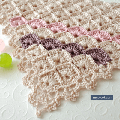 Free Crochet Box Stitch Shawl Pattern