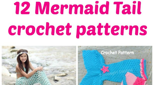 Crochet Blanket Patterns - Mermaid Tail Blanket