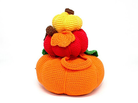 Pumpkin Stack Doorstop Pattern By Patterns by steph