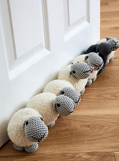 Sheep Amigurumi Doorstop Pattern By AmigurumiBarmy