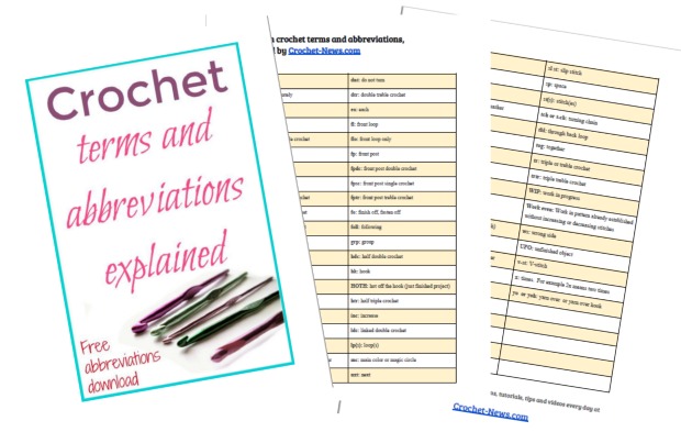 Crochet Abbreviations Explained Learn The Lingo