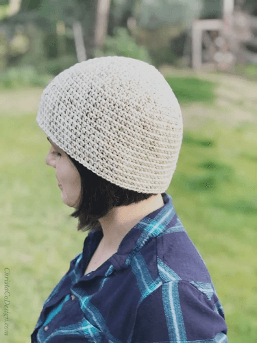 Cotton Crochet Chemo Cap Pattern by Christa Co Design