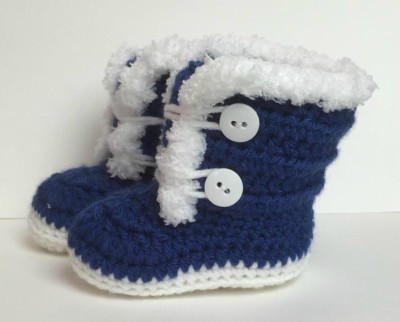 crochet baby boots