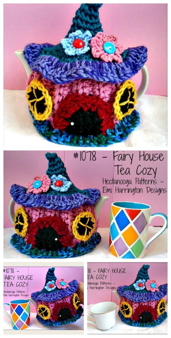 tea pot cosy fairy house