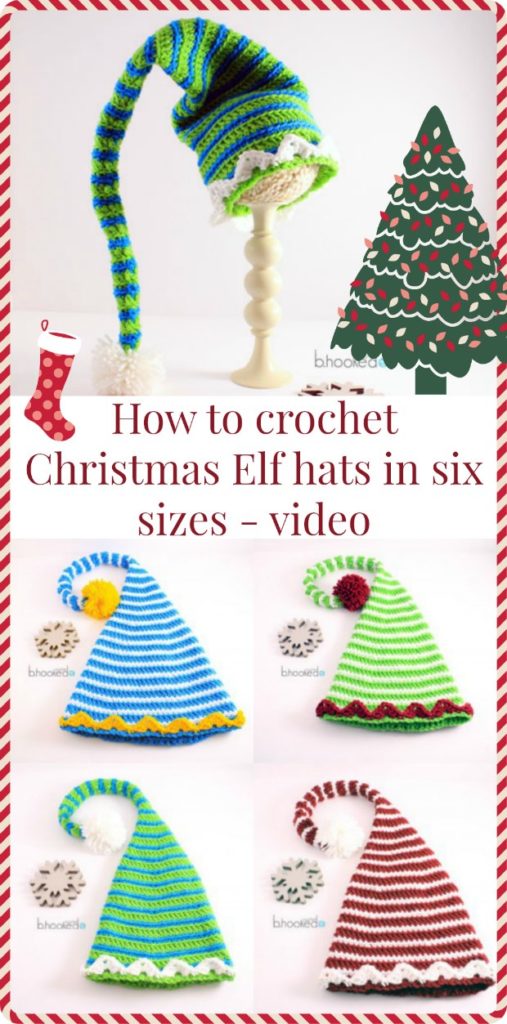 Crochet Elf Hat Pattern For Adults And Kids