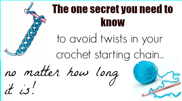 How To Avoid Twists In Long Crochet Chains