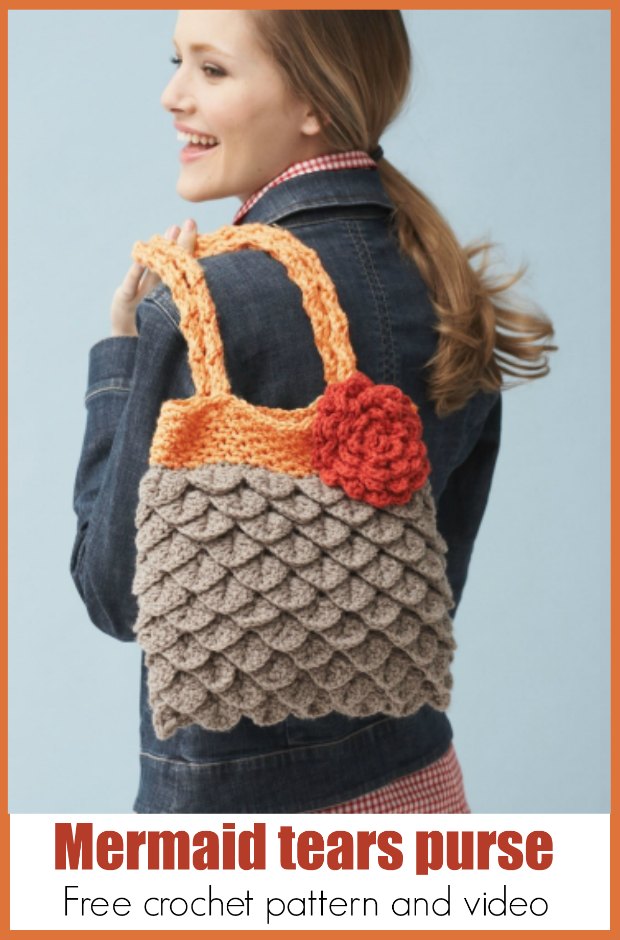 free crochet mermaid purse pattern