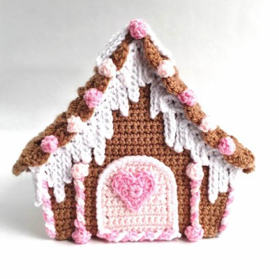 Free Crochet Gingerbread House Pattern, 3 part tutorial