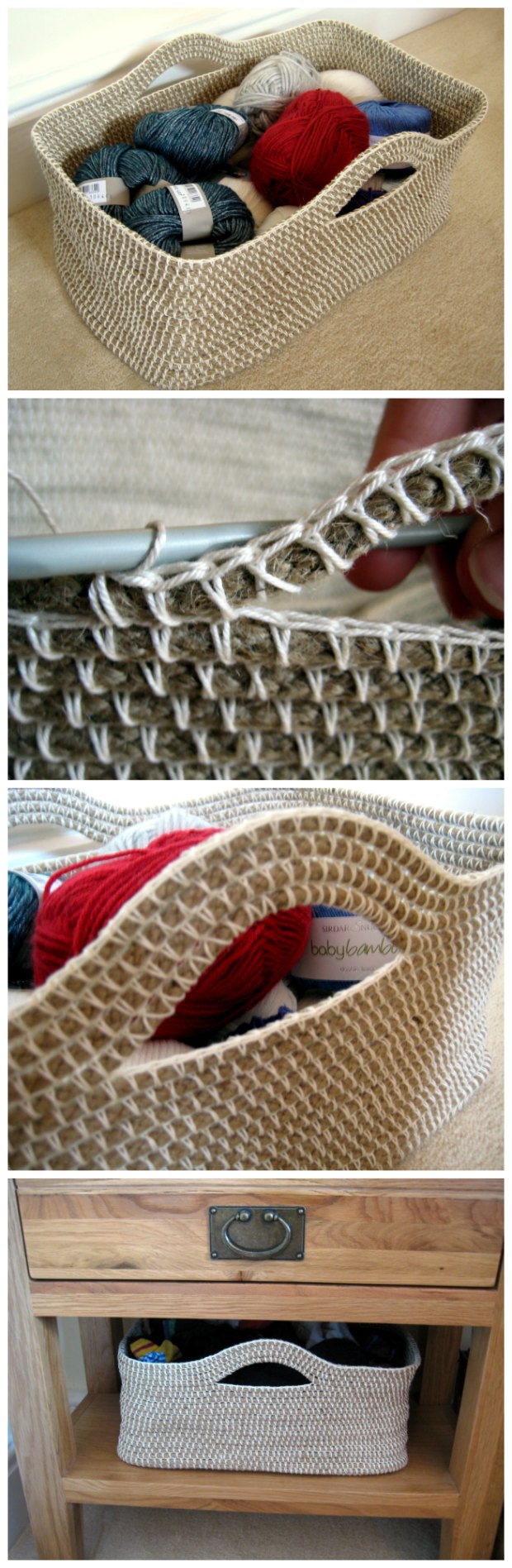 Rope Crochet Basket