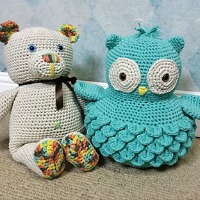 Ollie Owl crocodile stitch crochet - Crochet News