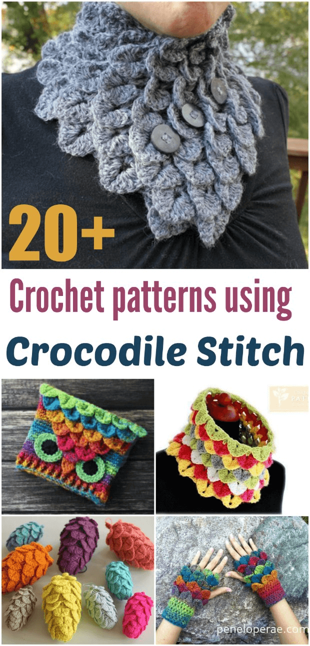 crocodile stitch bag pattern free