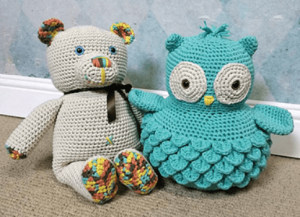 Crochet Owl Crocodile Stitch Pattern