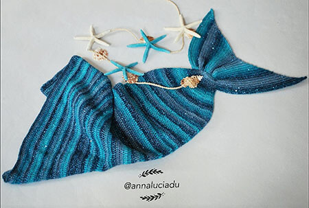 Mermaid Tail Crocodile Crochet Stitch