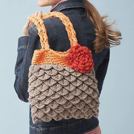 Mermaid Tears Crochet Purse