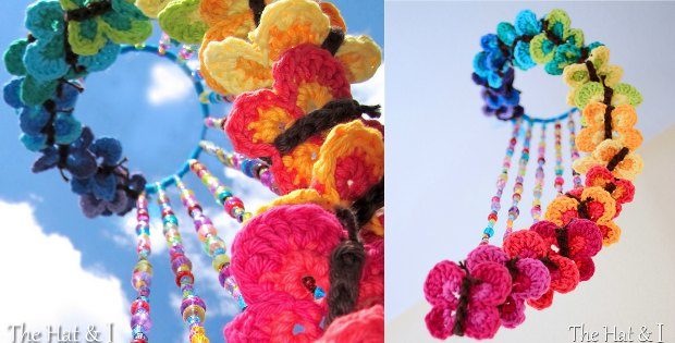 Crochet Butterfly Mobile Free Pattern