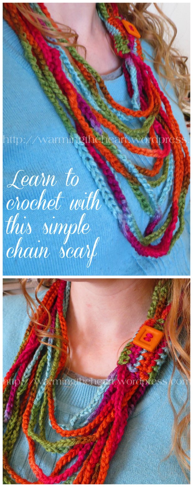 Crochet Chain Scarf - Crochet Beginner Project
