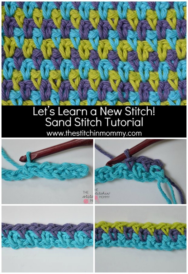 Sand Stitch Crochet Tutorial - Crochet Stitch