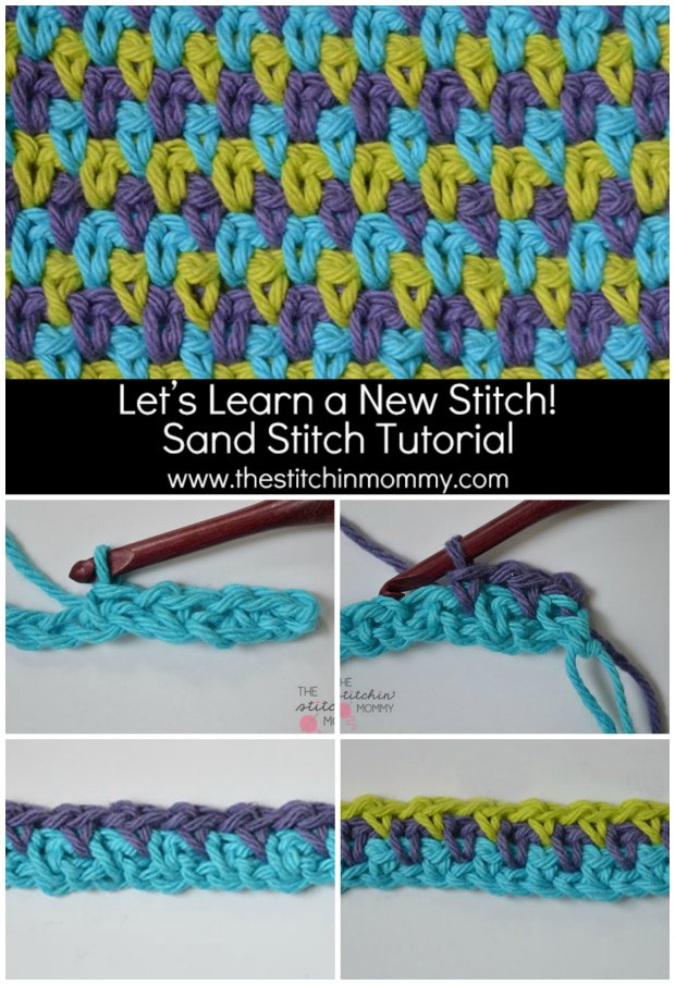 Sand Stitch Crochet Tutorial - Crochet Stitch - Crochet News