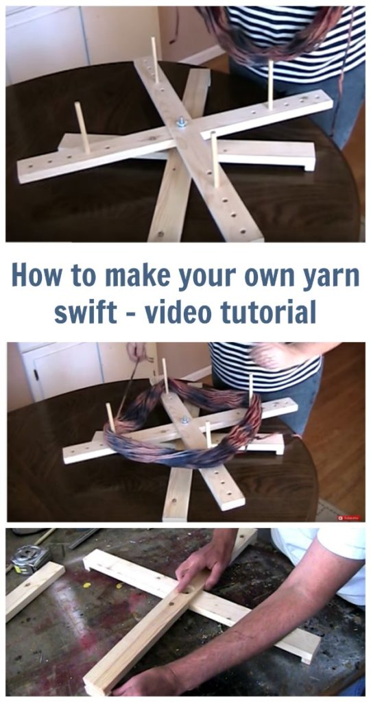 DIY Yarn Swift video tutorial