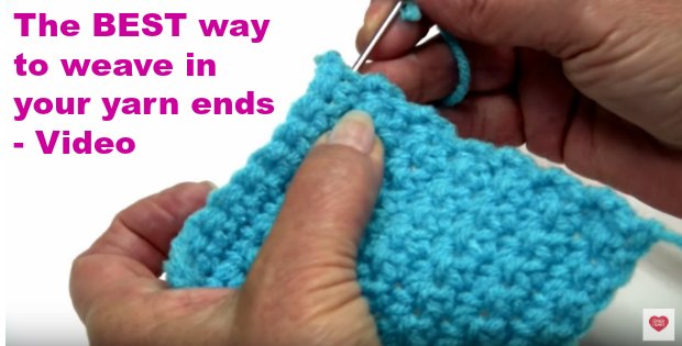 How To Weave In Crochet Ends – Crochet Tips