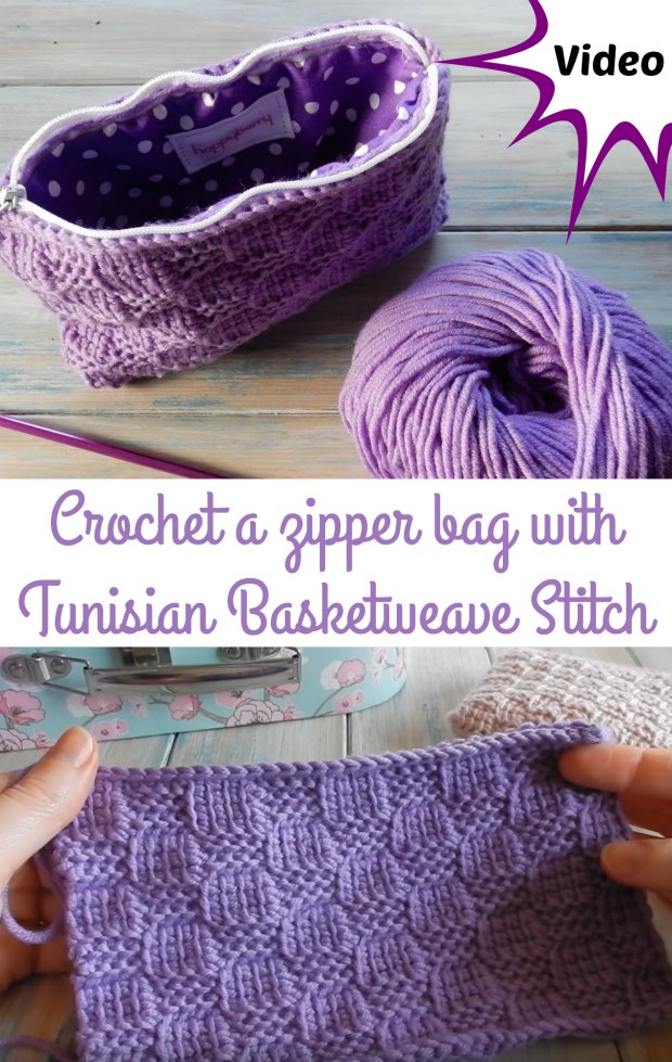 tunisian crochet bag pattern