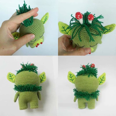 Crochet Amigurumi Toy Forest Spirit Free Pattern