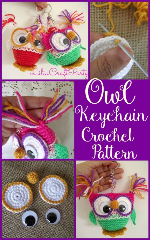 Owl Keychain Crochet Amigurumi Pattern - Crochet News