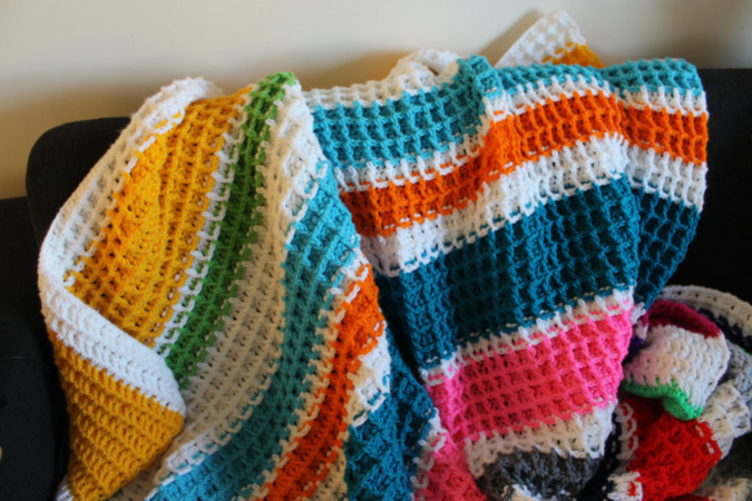 Waffle Stitch Crochet Pattern Written And Video Tutorial - Crochet News