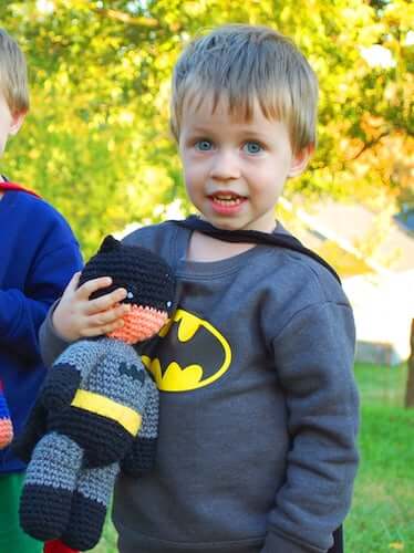 Crochet Batman Toy Pattern by Inner Child Crochet