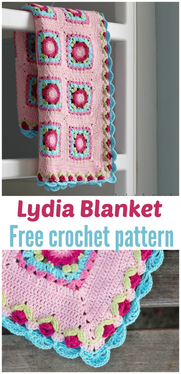 baby blanket crochet lydia pattern - crochet baby blanket