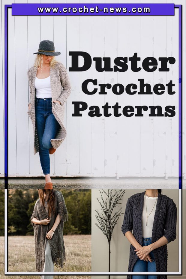 CROCHET DUSTER PATTERNS