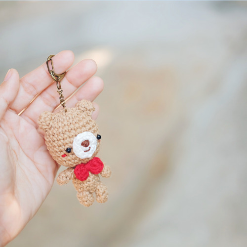Free Crochet Keychain Pattern - Simply Bear Amigurumi