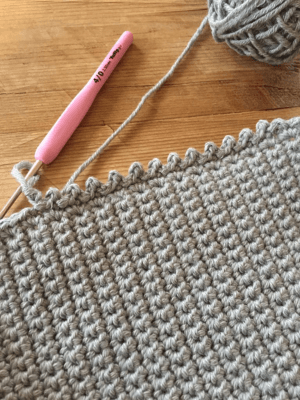 Free Simple Grey Crochet Baby Blanket Stars Pattern