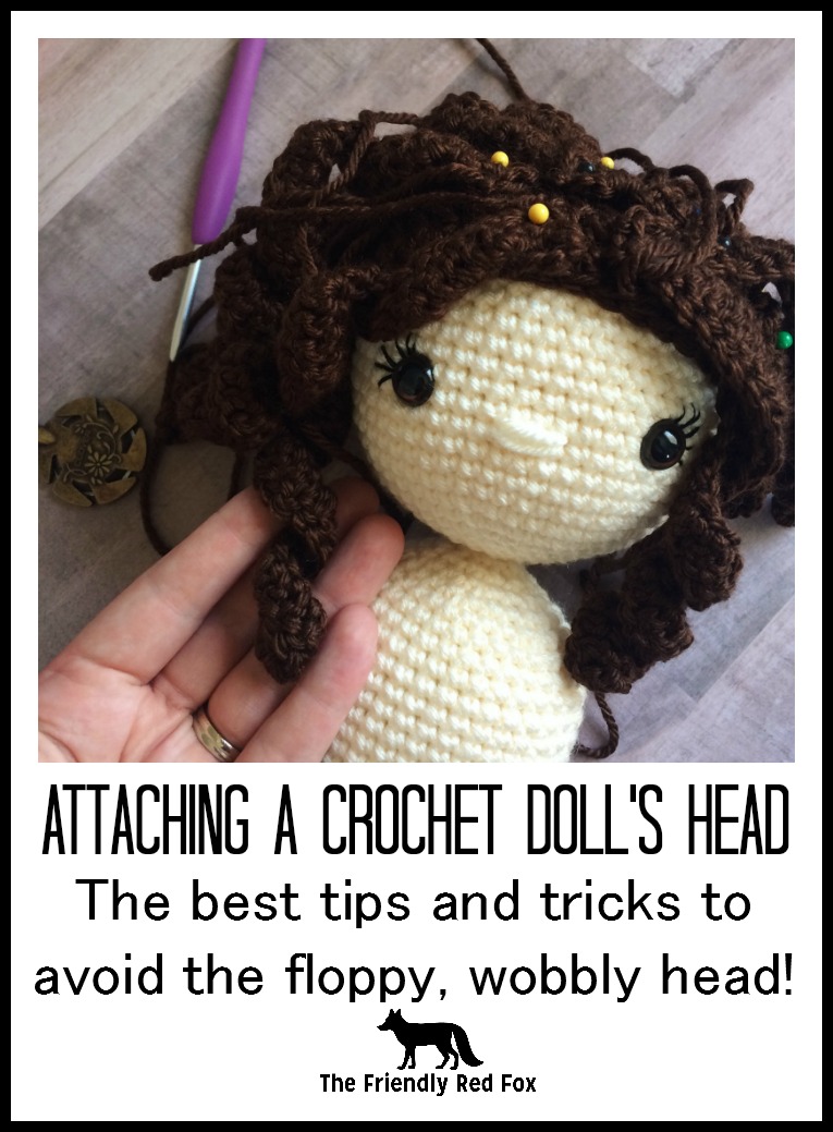 crochet doll head