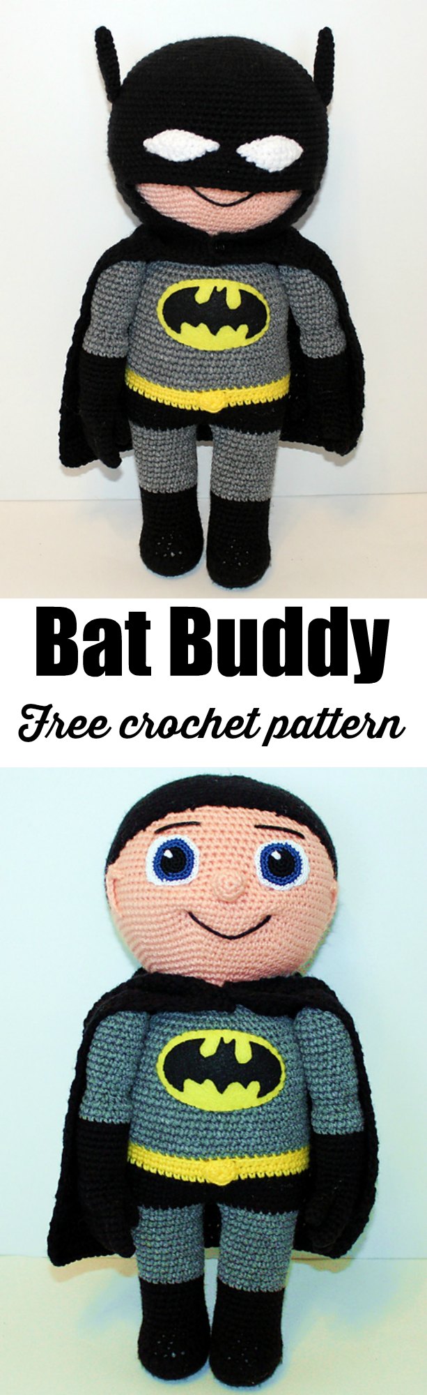 batman bat buddy crochet pattern free doll - Crochet News