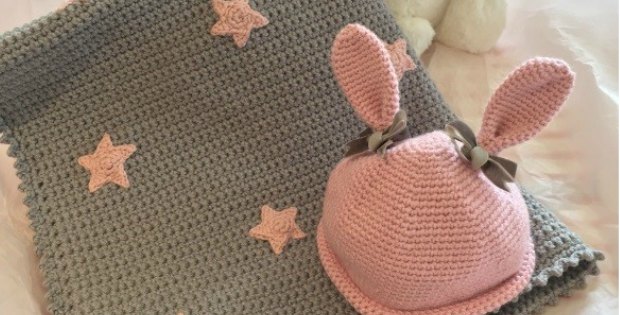 Free Easy Crochet Baby Blanket Pattern Grey With Stars Crochet News,Kielbasa Sausage Recipe Ideas