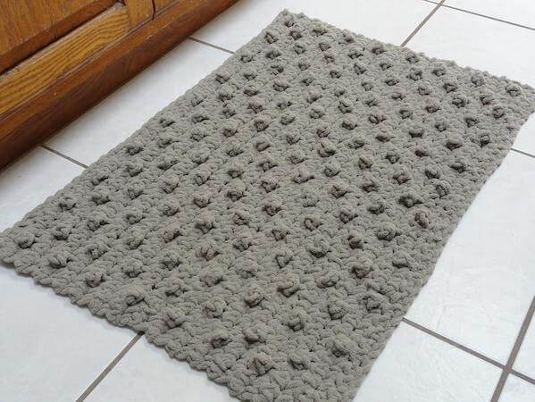 Crochet Bathroom Rug Pattern by Kathy's Crochet Closet