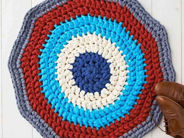 Crochet Rug Pattern by Gathered